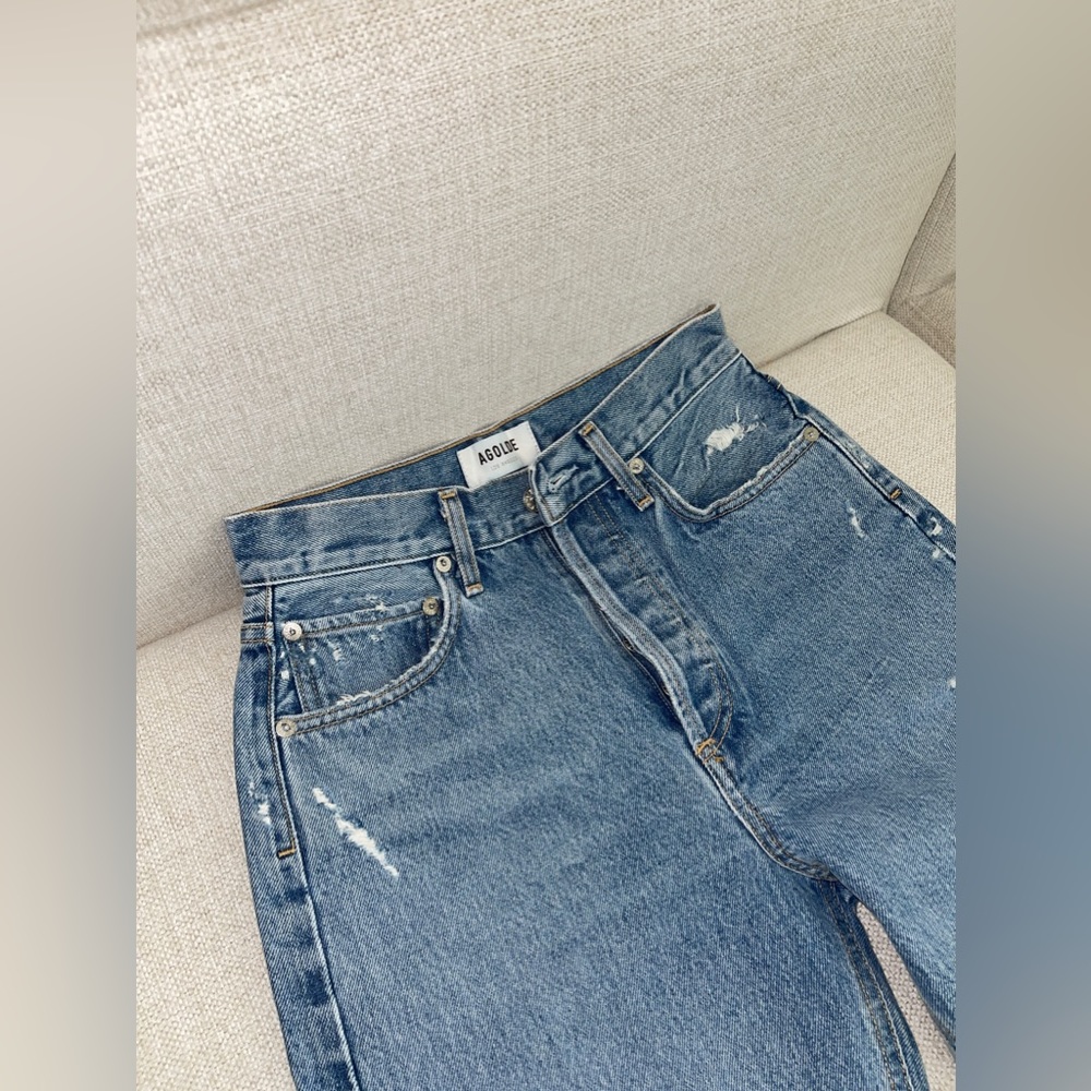 NWOT AGOLDE 90s Mid Rise Loose Fit in Fall Out - Picture 11 of 13